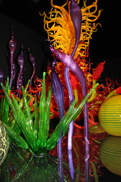 glass sculptures in teh Mille Fiori